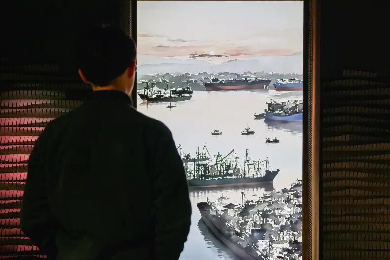 ▲工研院攜手故宮以AI生成擬真技術,讓經典名畫穿越時空。(圖/工研院)