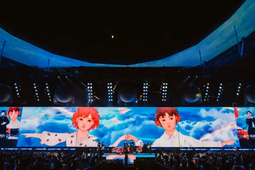 ▲韋禮安擔任五月天上海演唱會嘉賓，招了自己是五迷，寫歌會友五月天的基因。（圖／相信音樂提供）