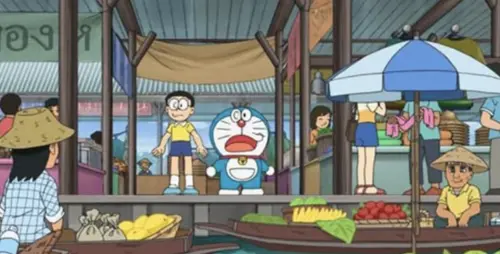 哆啦A夢泰國特別篇　大雄靜香體驗嘟嘟車古蹟之旅
