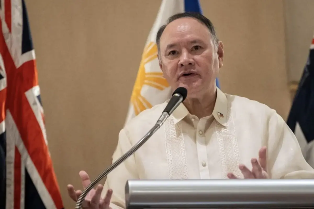 ▲菲律賓國防部長鐵歐多洛（Gilberto Teodoro）於8日至9日在首爾出席2025年首爾安全對話（SDD）以及聯合國盟軍指揮部（UNC）設立75週年紀念日等活動。（圖／路透社／達志影像）