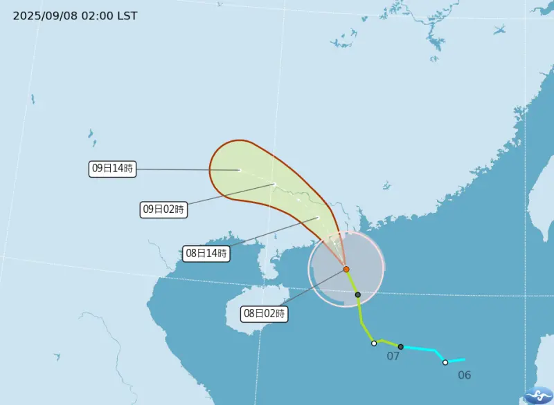 塔巴颱風外圍猛甩水氣！今午後全台又變天　吳德榮：雷雨連炸2天