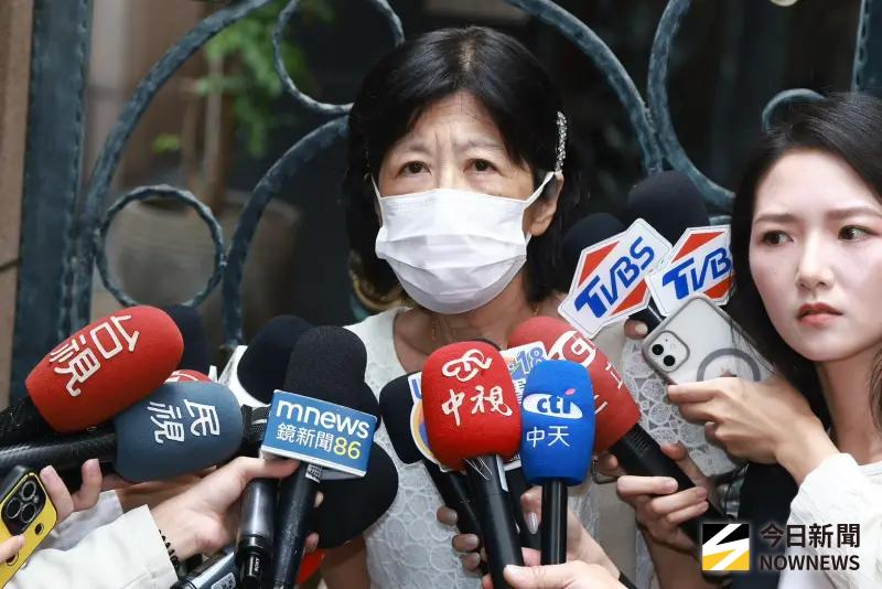 ▲台灣民眾黨前主席柯文哲妻子陳佩琪說，先生需要比較安全平靜的環境，去面對自己的官司。（圖／記者葉政勳攝，2025.09.08）