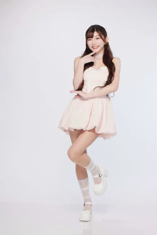 ▲現役職棒啦啦隊女神林穎樂，確定披上桃氣戰袍，成為「桃氣女孩Peach Girls」一員。（圖／影響力動能股份有限公司提供）