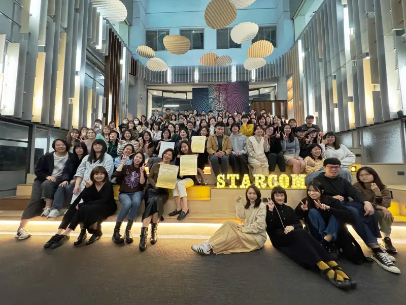 ▲以三金一銀刷新《Campaign》Agency of the Year台灣媒體代理商最高獲獎紀錄的星傳媒體同仁。（圖／陽獅集團提供）