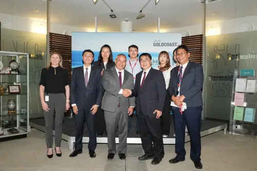 黃金海岸市長泰特喜迎黃偉哲　大讚台南是渡假的好地方
