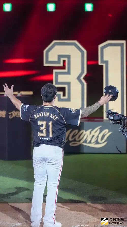 ▲林智勝昨日舉辦引退賽最終戰，意外促成緯來女神徐裴翊與劉秀萍合體。（圖／記者張一笙攝）