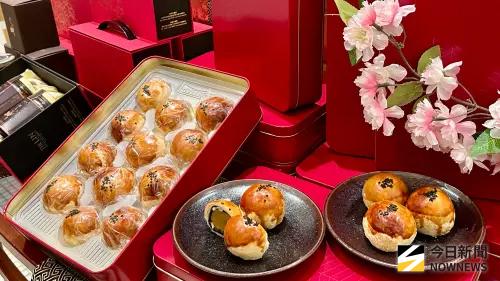 ▲ 「樂舞松子蛋黃酥」嚴選食材，鹹甜交織、層次分明，展現獨一無二的黃金口感。（圖／記者陳美嘉攝）