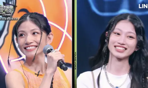 ▲李千娜（左）和顧穎（右）淚灑舞台。（圖／翻攝自LINE TV）