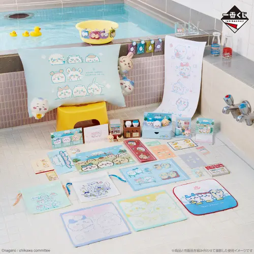 ▲一番賞 吉伊卡哇～感到暖心 吉伊卡哇的溫泉～全品項。（圖／ACG情報橘提供）