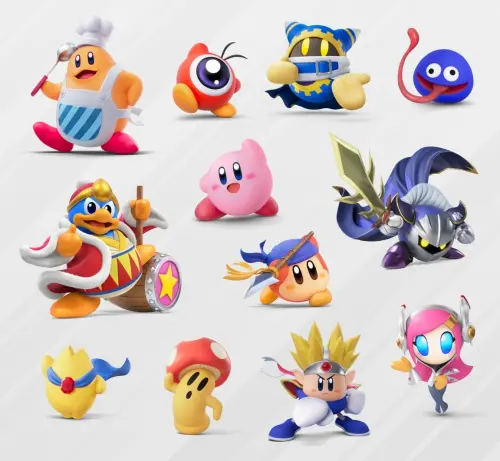 ▲Switch 2 《卡比的馭天飛行者》可操控角色。（圖／ACG情報橘）