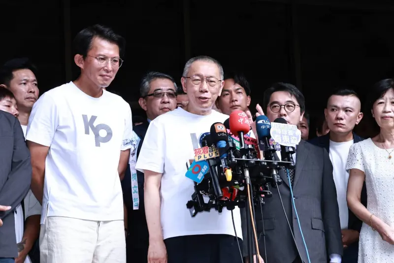 ▲江和樹今天北上接柯文哲，發現他的內心比以前更強大。（圖／記者吳翊緁攝，2025.09.08）