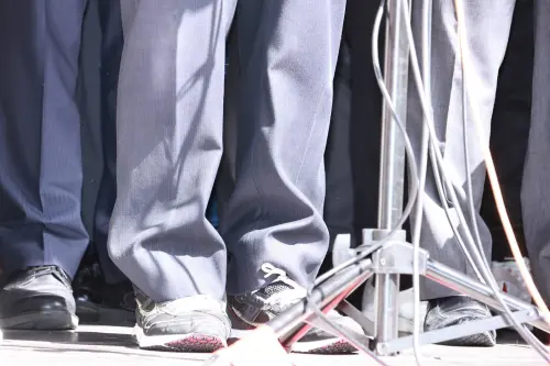 ▲江和樹透露，本想在柯文哲的電子腳鐐「貼上32比0」消遣一下賴清德。（圖／記者吳翊緁攝，2025.09.08）