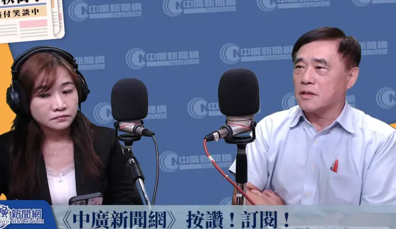 ▲前台北市長郝龍斌宣布，自己有參選國民黨主席意願。（圖／翻攝自中廣新聞網YT）