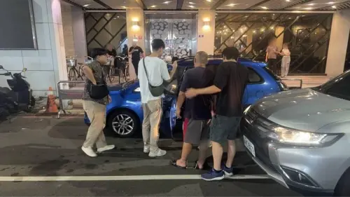 ▲王男肇事後在台中落網。（圖／翻攝畫面）