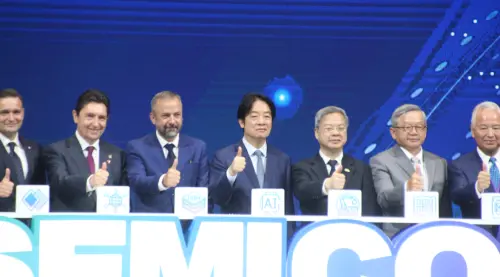 ▲賴清德總結，論壇不僅僅要凝聚更多共識，打造創新、安全、韌性、共容的半導體供應鏈，強化民主陣營科技的競爭力，其實我們目標是要打造一個更文明的未來。（圖／記者鍾泓良攝影）