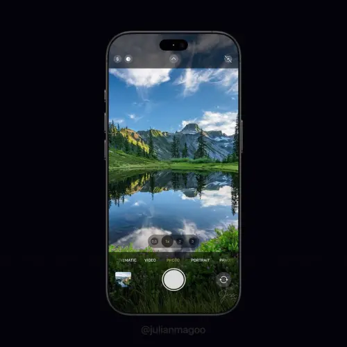 ▲蘋果將縮小iPhone 17 Pro系列的動態島。（圖／取自X@Majin Bu）