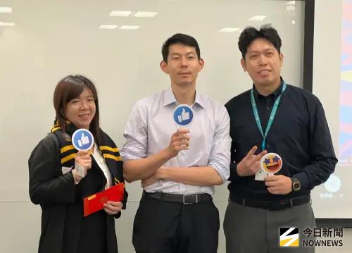 ▲富邦證券「時空旅人」團隊透過AI工具讓複雜的數據流動變得清晰可見，獲「Copilot Studio 黑客松」評審團肯定。（圖／記者顏真真攝）