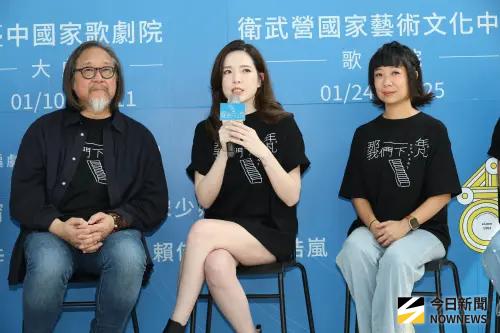 ▲許瑋甯（中間）有問必答，分享很多懷孕趣事。（圖／記者陳明安攝）