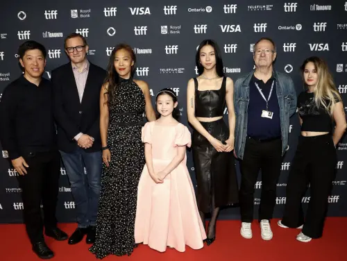 ▲《左撇子女孩》主要創作人員在多倫多影展合體，大家都好奇當地觀眾喜不喜歡這部片，對此既緊張卻又期待。（圖／光年映畫提供）