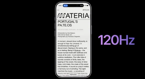 ▲iPhone 17系列全面下放120Hz螢幕更新率，果粉等了4年數字系列終於也有120Hz可以使用。（圖/YT@Apple）