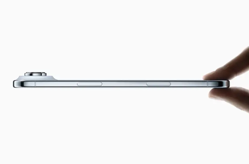 ▲iPhone Air 賣氣不被看好，但蘋果高層全面護航，認為iPhone Air是距離賈伯斯透明無縫、一片玻璃iPhone願景，最接近的一次。（圖／翻攝官網）