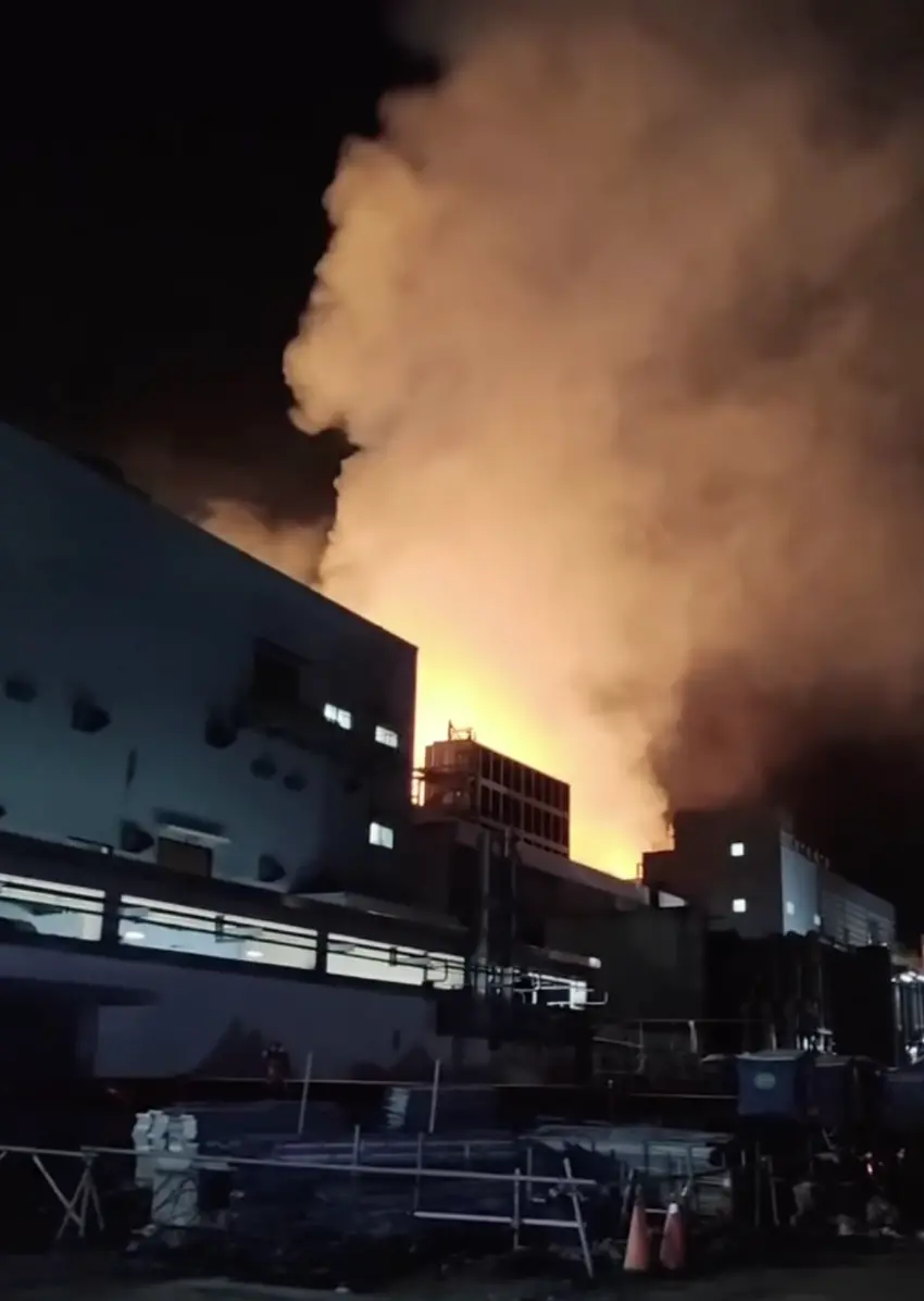 興達電廠「天然氣外洩」爆炸！燃氣新二號機暫停試車 不影響供電