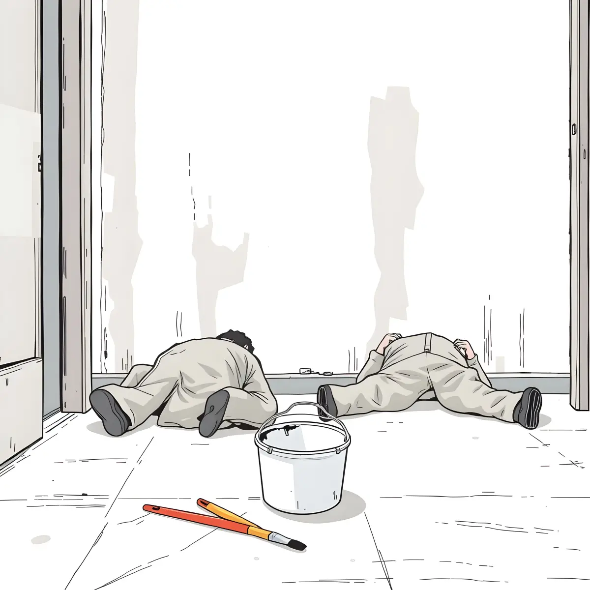 ▲北市內湖區2名工人裝潢時疑似因通風不良，導致吸入過高濃度甲苯而亡。（示意圖／123RF）