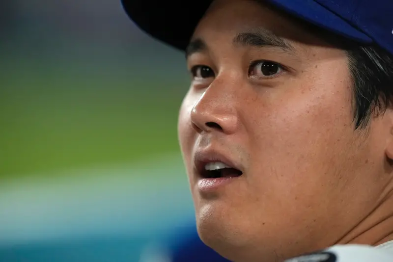 ▲大谷翔平打擊率2成79、54轟、101打點、144得分與20盜壘、OPS1.006展現聯盟頂級火力；投手復出後於14場先發、47局投球中，繳出 防禦率2.87、WHIP1.04、三振率11.87的壓制力。（圖／美聯社／達志影像）