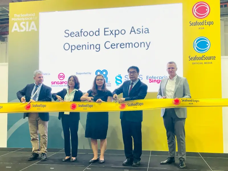 ▲ 海鮮展開幕式邀請台南市長黃偉哲擔任剪綵嘉賓。（圖／南市府提供）