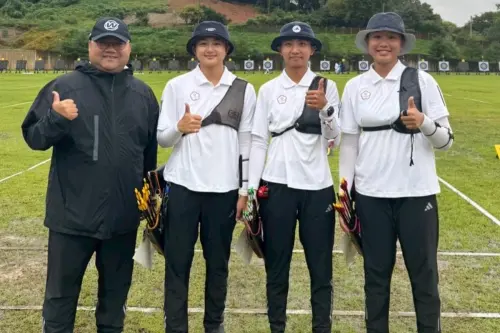 運動部雙喜臨門！揭牌後首金到手　台灣射箭女團獲總統賴清德賀電
