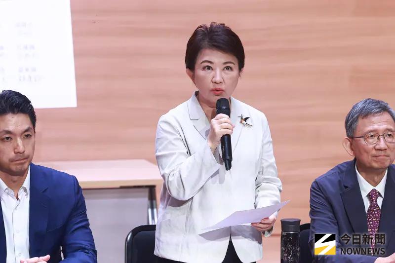 ▲台中市長盧秀燕日前北上出席記者會。（圖／記者葉政勳攝）