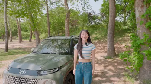 ▲李多慧韓國的車子是在2023年購入，只花新台幣40.8萬就買到現代汽車「casper」。（圖／YT@李多慧）