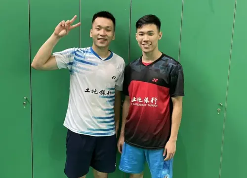 羽球國手盧震是誰？曾與金牌部長李洋搭檔　出身名門15歲躋身甲組
