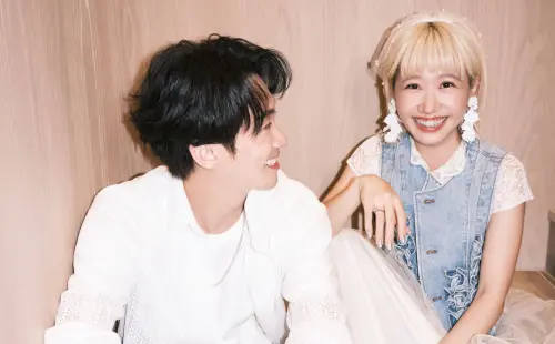 ▲Lulu（黃路梓茵）、陳漢典（左）結婚！吳宗憲也不知情，曾豪語說「他們結婚我包200萬」。（圖／陳漢典FB）