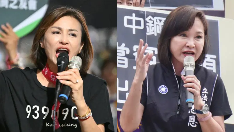 ▲綠委邱議瑩（左）與藍委柯志恩（右）各自有意角逐2026高雄市長選戰。（圖／翻攝自臉書）