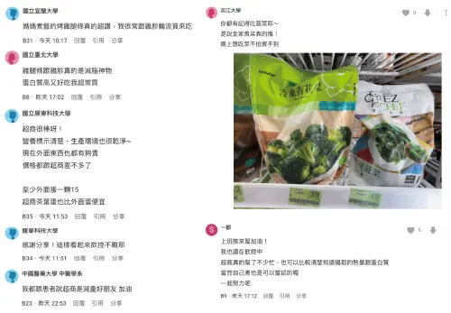 ▲不少網友直呼便利商店是外食族的救星，適合沒時間煮飯、又想兼顧健康的學生與上班族。（圖/擷取自Dcard）