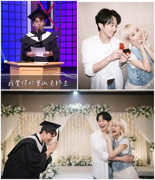 ▲黃豪平（左上圖）透過Ai合成向Lulu（下圖右）道歉。（圖／翻攝自黃豪平臉書）