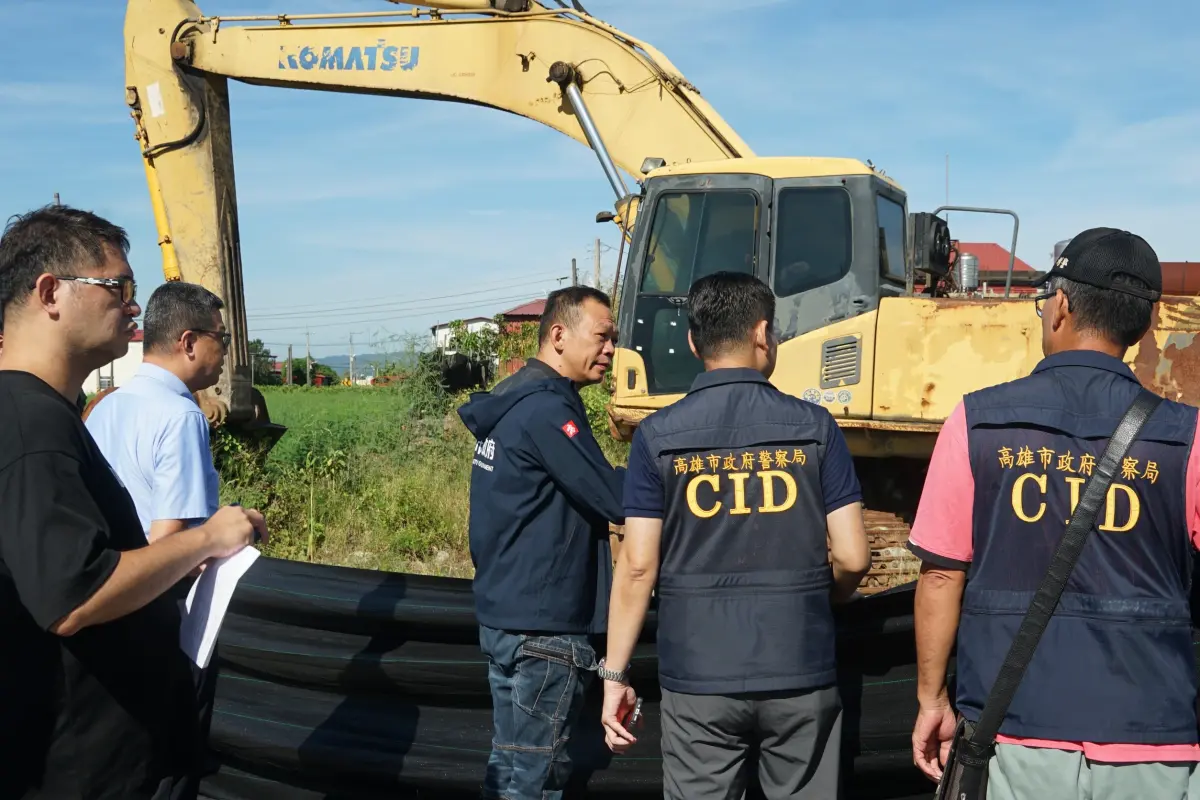 ▲ 高市府下重手，針對美濃新吉洋盜採案啟動強力掃蕩巡查再加重裁罰美濃盜採案1130萬元。（圖／高市府提供）