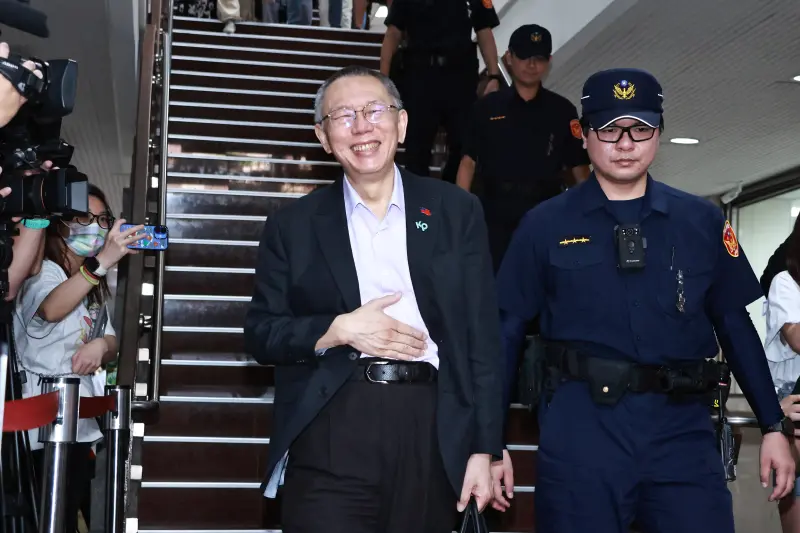 ▲前民眾黨主席柯文哲今（11）日再度被傳喚出庭應訊。（圖／記者吳翊緁攝，2025.09.11）