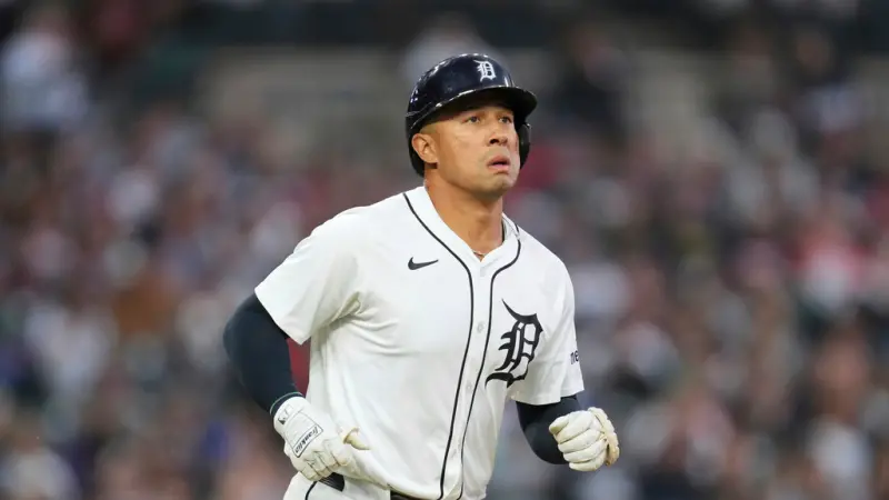 ▲MLB底特律老虎擁有韓裔血統的瓊斯（Jahmai Jones）日前表態願意代表南韓征戰明年WBC世界棒球經典賽，瓊斯過去曾是天使農場頭號新秀，也曾待過洋基、道奇等球隊，今年則是效力老虎。（圖／美聯社／達志影像）