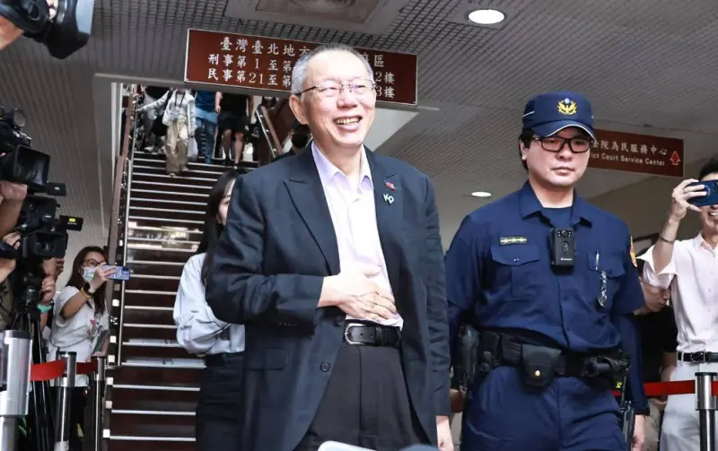 ▲前民眾黨主席柯文哲交保後再出庭。（圖／NOWNEWS吳翊緁攝影）