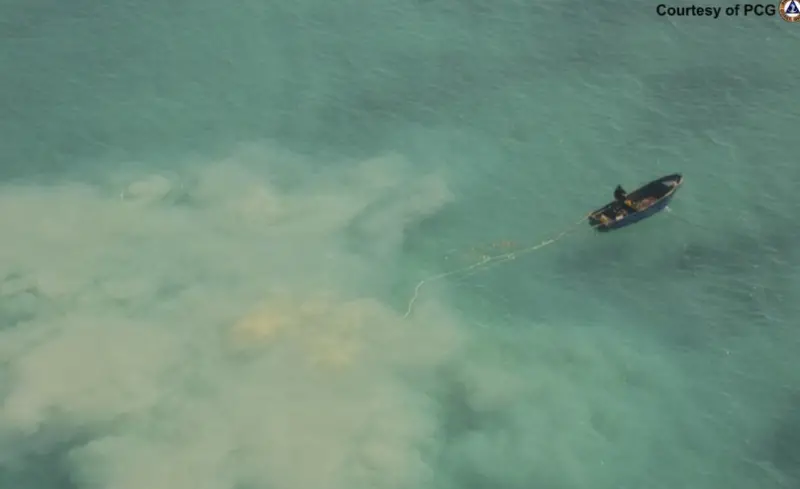 ▲中國外交部表示，將在黃岩島建立國家級自然保護區，遭菲律賓強烈抗議。（圖／美聯社／達志影像）