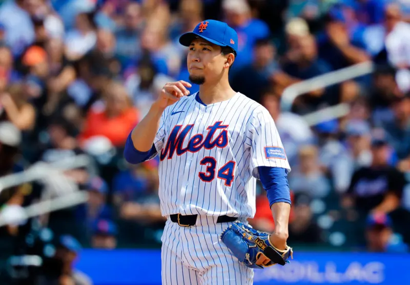 ▲MLB紐約大都會日籍強投千賀滉大，在9月初因狀態不佳遭球隊下放3A，根據SNY》記者馬丁尼茲（Phillip Martinez）報導指出，千賀滉大將在台灣時間明（13）日迎來3A首戰，預計至少在3A先發兩場。（圖／美聯社／達志影像）