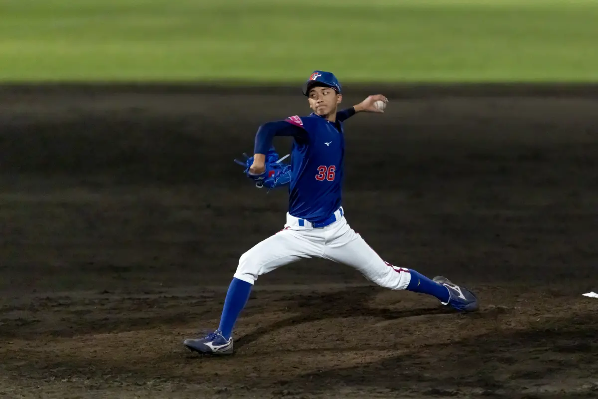 ▲U18世界盃中華隊於昨（11）日敗給南韓，比賽中包括鍾亦恩與王奕翔的登板引起球迷質疑是否有過度出賽的問題，其中鍾亦恩從首戰對上中國後，後續的狀態都不佳，被認為可能是因為出賽時間而受到影響。（圖／中華棒協提供）