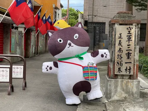 ▲「2025新北市眷村文化節」與人氣插畫角色「阿喵菜市場」合作