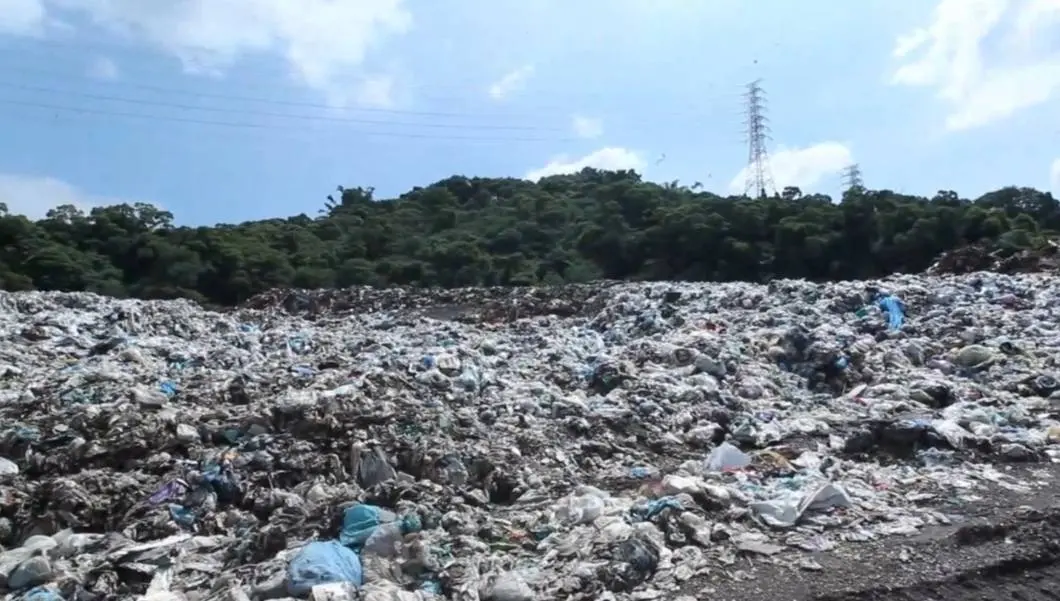 ▲大里垃圾掩埋場(圖／柳榮俊翻攝2025.9.12)