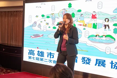 ▲高市觀光局長高閔琳致詞。（圖／翻攝畫面）