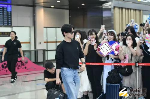 ▲中島健人來台。（圖／記者林柏年攝）