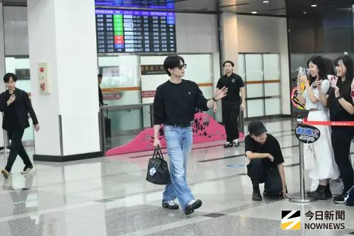 ▲中島健人來台。（圖／記者林柏年攝）