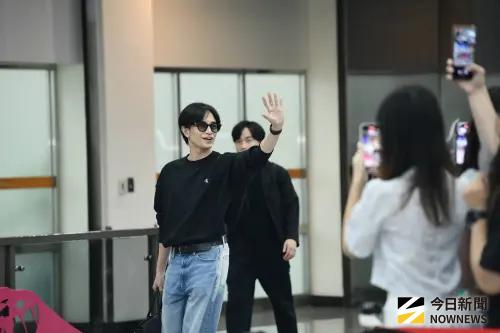 ▲中島健人來台。（圖／記者林柏年攝）